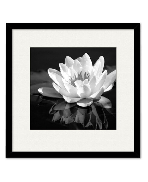 Waterlily Flower I 16" x 16" Framed and Matted Art