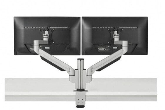Bakker Premium Office Dual - Clamp/Bolt-through - 12 kg - 75 x 75 mm - 100 x 100 mm - Silver