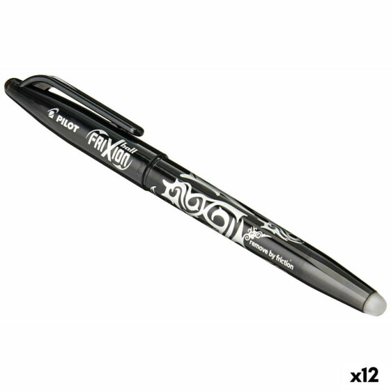 Pen Pilot Frixion Ball Black 0,7 mm (12 Units)