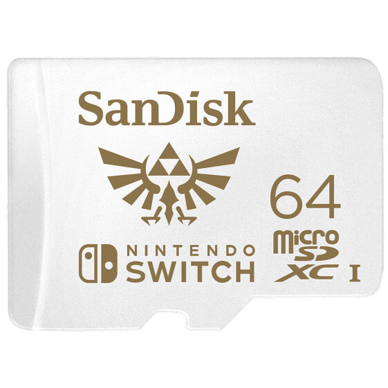 SanDisk SDSQXAT-064G-GNCZN - 64 GB - MicroSDXC - 100 MB/s - 60 MB/s - Class 3 (U3) - Red - White