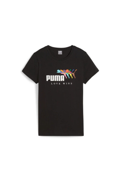 Футболка женская PUMA Ess Love Wıns Tee 67999601 черная