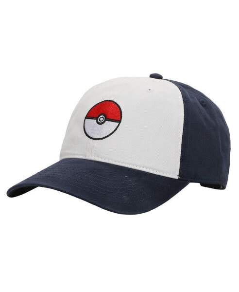 Men's Pokeball Embroidery Baseball Navy Baseball Cap