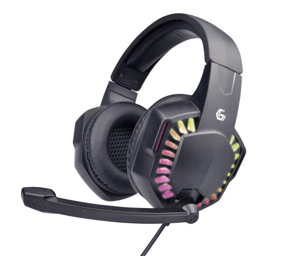 Gembird GHS-06, Wired, Gaming, 20 - 20000 Hz, 370 g, Headset, Black