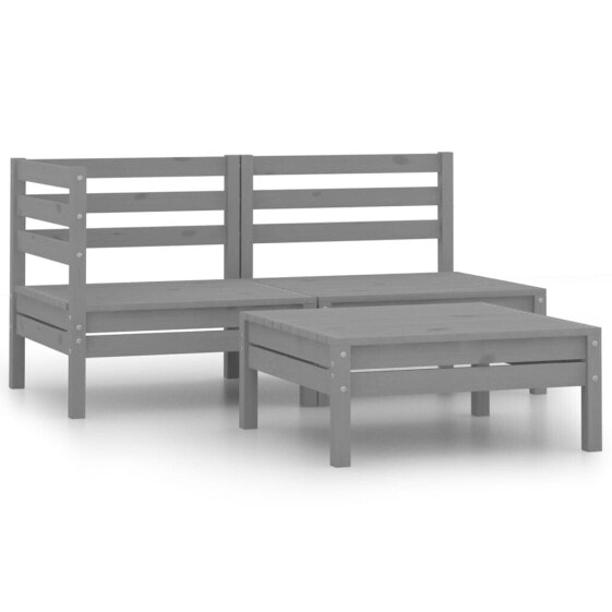 Garten-Lounge-Set (3-teilig)