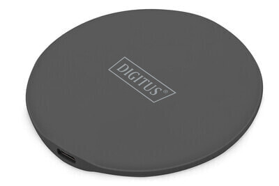 DIGITUS Wireless Charging Pad - single - 15W - Indoor - USB - Wireless charging - 1 m - Black