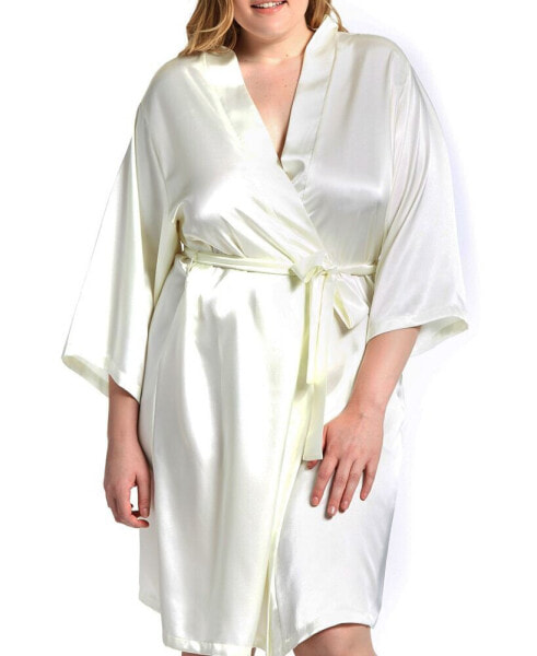 Пижама iCollection Marina Lux Satin Robe
