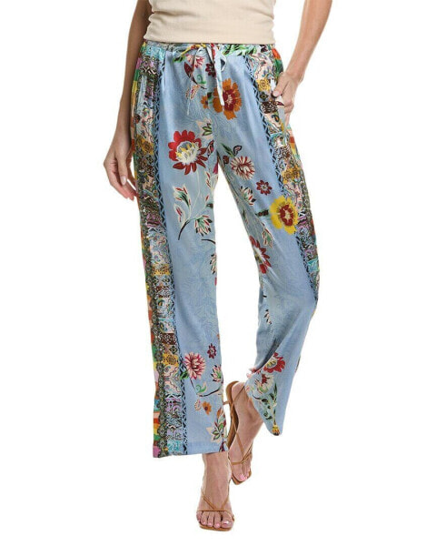 Johnny Was Rainbow Liza Silk-Blend Pant Women's