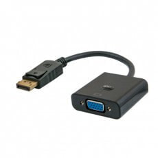 Savio CL-90 - 0.2 m - DisplayPort - VGA (D-Sub) - Male - Female - 1920 x 1080 pixels