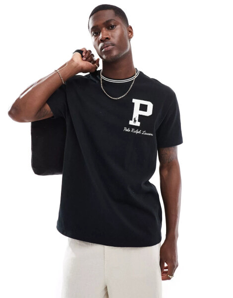 Polo Ralph Lauren x ASOS exclusive collab t-shirt in black with logo