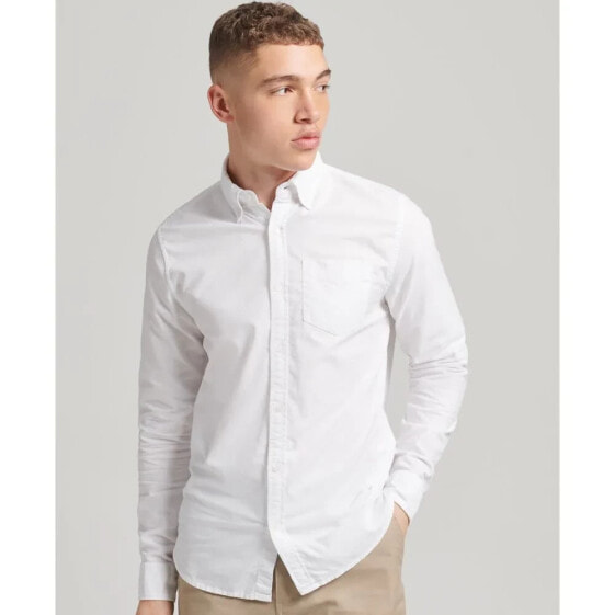 SUPERDRY Cotton Oxford long sleeve shirt