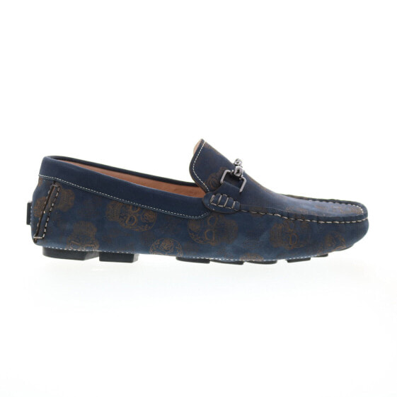 Robert Graham Tardis RG5692S Mens Blue Loafers & Slip Ons Moccasin Shoes 10