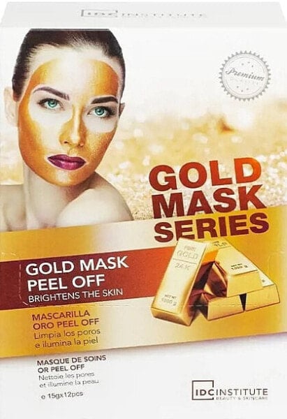 Goldener Maske-Schaum für das Gesicht