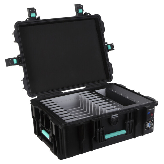 DEQSTER KT10C USB-C Tablet-Koffer 2. Gen. für 10 Tablets - Ladekoffer - iPad - Suitcase