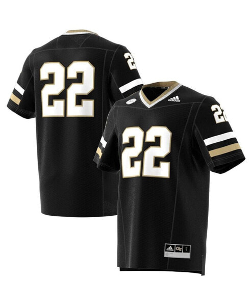 Men's #22 Black Georgia Tech Yellow Jackets Premier Strategy Jersey