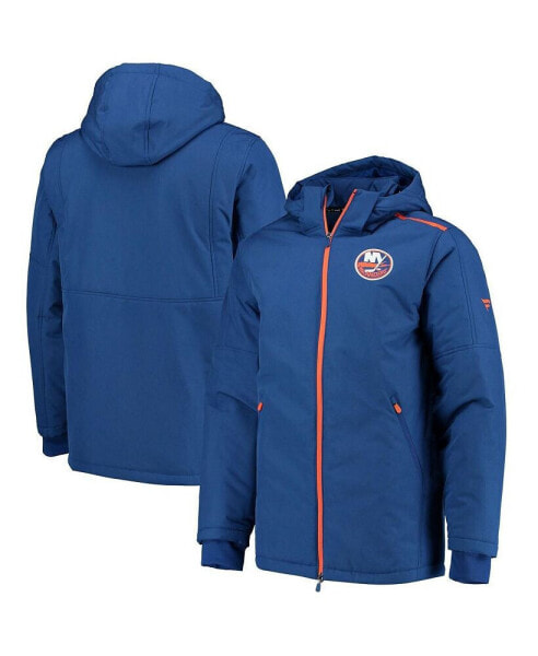 Куртка с капюшоном Fanatics мужская Royal New York Islanders Authentic Pro Rink Parka Full-Zip