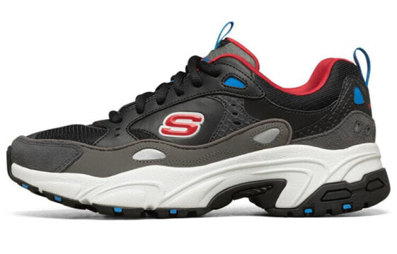 Кроссовки мужские Skechers Stamina черно-бело-красные BKMT 88888383-BKMT