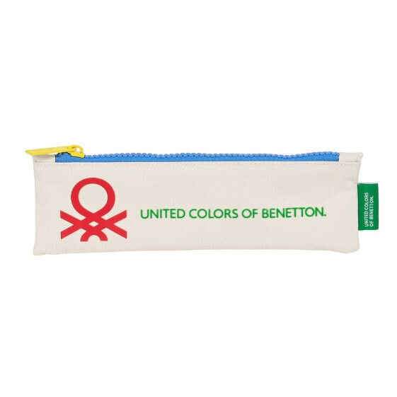 Школьный пенал Benetton Topitos Белый (20 x 6 x 1 cm)