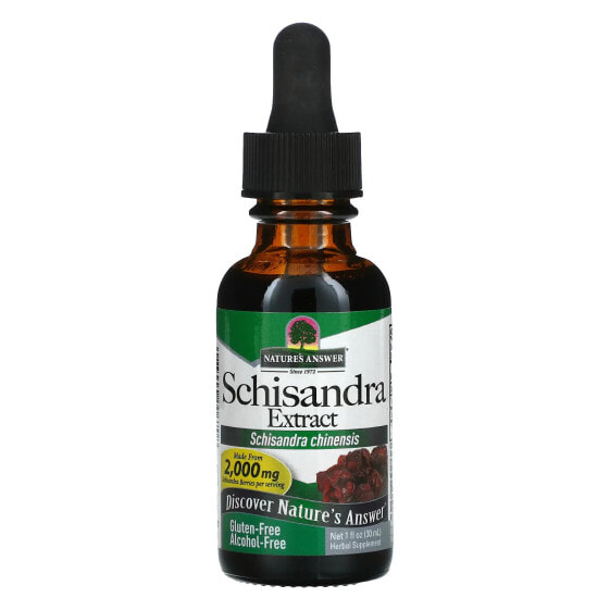 Экстракт Шизандры, безалкогольный, 2 000 мг, 30 мл Nature's Answer - Растительный экстракт