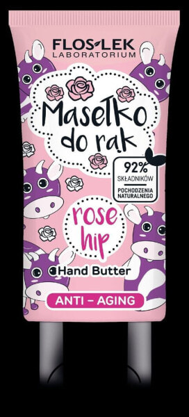 FLOSLEK Masełko do rąk Anti-Aging Rose Hip 50 ml