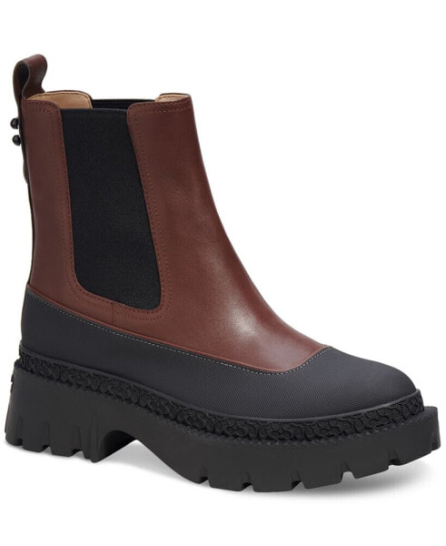 Women's Jalya Lug-Sole Pull-On Chelsea Boots