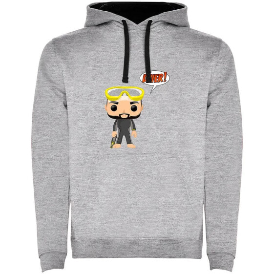 KRUSKIS Chibi Diver Two-Colour hoodie