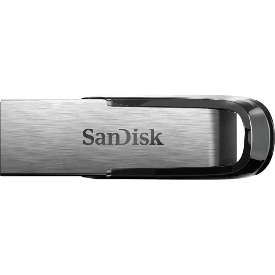 SanDisk ULTRA FLAIR - 128 GB - USB Type-A - 3.2 Gen 1 (3.1 Gen 1) - 150 MB/s - Capless - Black - Silver
