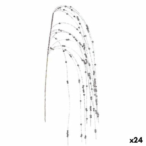 Ветка Ягоды Серебристый 100 x 3 x 5 cm (24 штук)