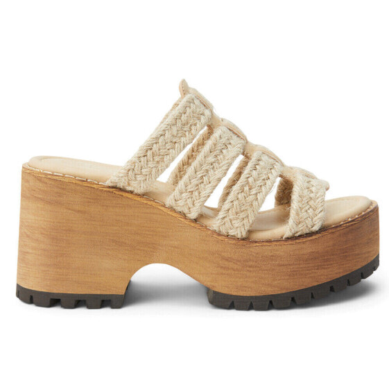 BEACH by Matisse Daze Platform Womens Beige Casual Sandals DAZE-795