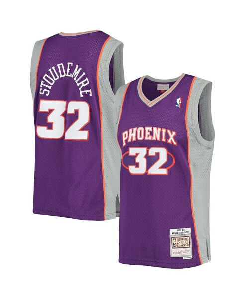 Men's Amar'E Stoudemire Purple Phoenix Suns 2002-2003 Authentic Hardwood Classics Swingman Jersey