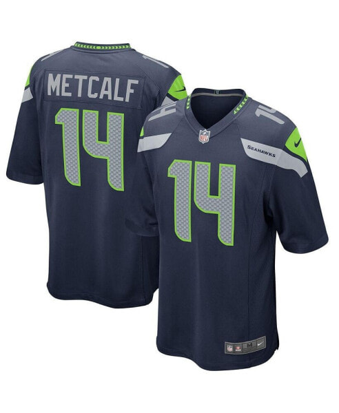 Men's DK Metcalf College Navy Seattle Seahawks Game Jersey