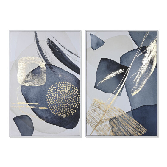Картина Home ESPRIT Абстракция современный 83 x 4,5 x 123 cm (2 штук)