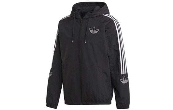 Ветровка спортивная мужская Adidas Originals ED4688 черная
