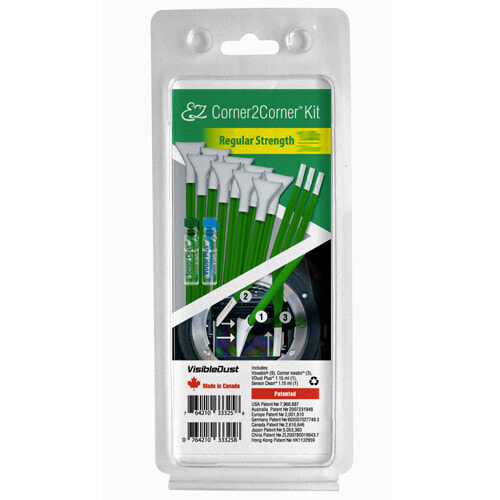 Visible Dust EZ Corner2Corner - Equipment cleansing kit - Digital camera - 2.3 ml - Green - 14 pc(s) - Blister