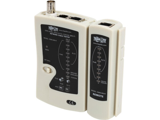Tripp Lite Network Cable Continuity Tester for Cat5/Cat6, Phone and Coax Cable A