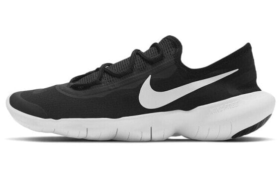 Кроссовки Nike Free RN 5.0 2020 低帮 Черно-белые сетчатые, женские