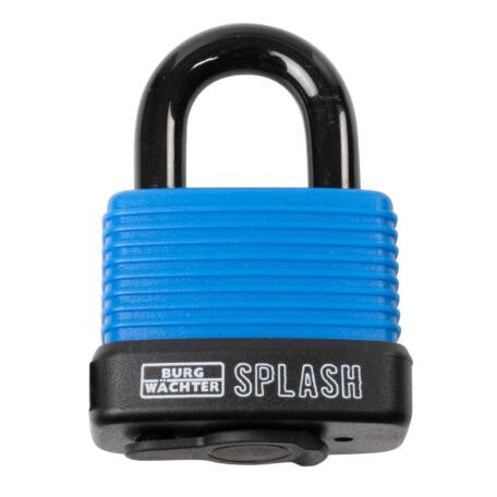 Burg-Wächter Splash 470 45 - Conventional padlock - Key lock - Black,Blue - Aluminum - Plastic - Stainless steel - U-shaped - 80 mm