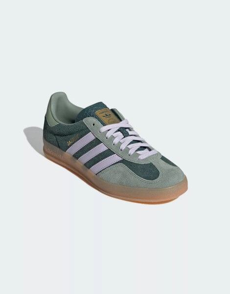 adidas Originals Gazelle Indoor trainers in green