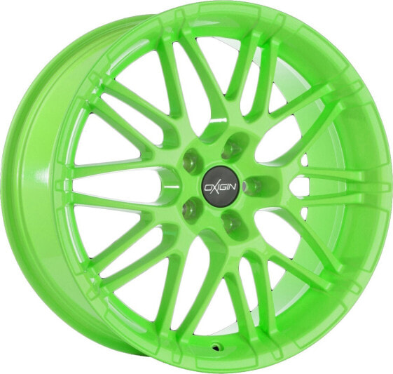 Колесный диск литой Oxigin 14 Oxrock neon green 8.5x18 ET35 - LK5/112 ML72.6