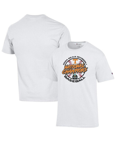 Men's White Tennessee Volunteers 2024 NCAA Men's Baseball College World Series Champions Locker Room T-Shirt