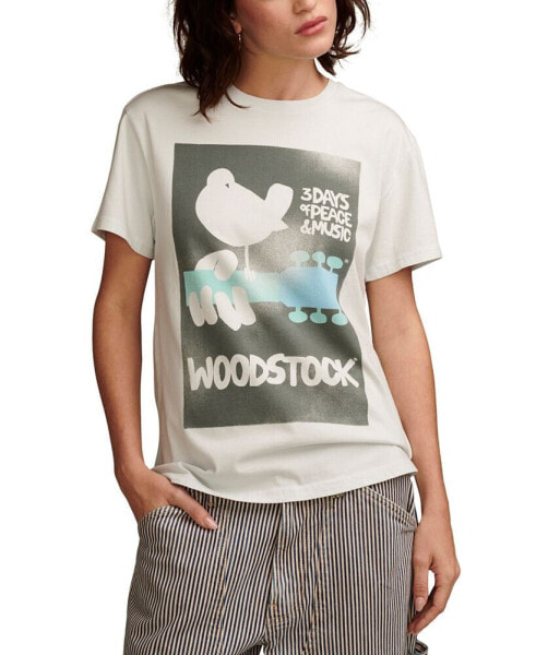 Футболка Lucky Brand Woodstock Poster
