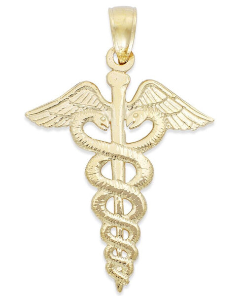 Ожерелье Macy's Caduceus в 14k Gold.