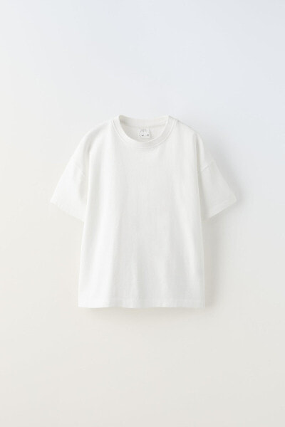 Faded-effect heavy weight t-shirt