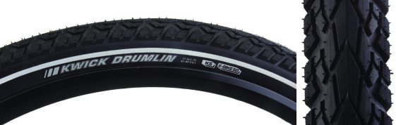 Kenda Kwick Drumlin Tire - 27.5 x 1.75, Clincher, Wire, Black/Reflective, 60tpi