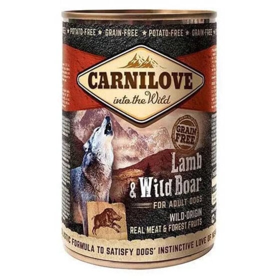 CARNILOVE Into the Wild Lamb&Wild Boar 400g wet food for dog