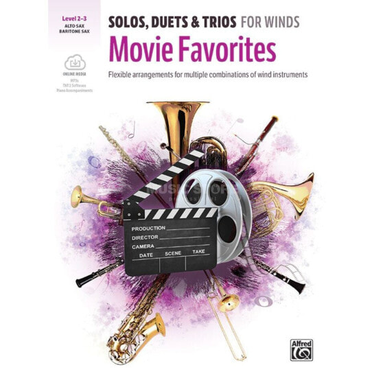 Alfred Music Solos, Duets & Trios for Winds: Movie Favorites