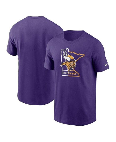 Men's Purple Minnesota Vikings Essential Local Phrase T-shirt
