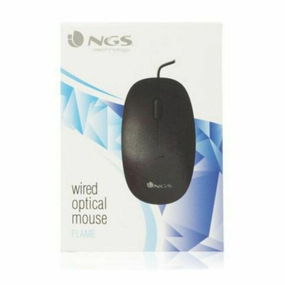 Оптическая мышь NGS NGS-MOUSE-0906 1000 dpi Чёрный