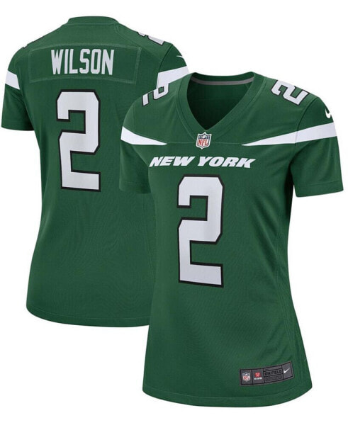 Women's Zach Wilson Gotham Green New York Jets 2021 NFL Draft First Round Pick Game Jersey