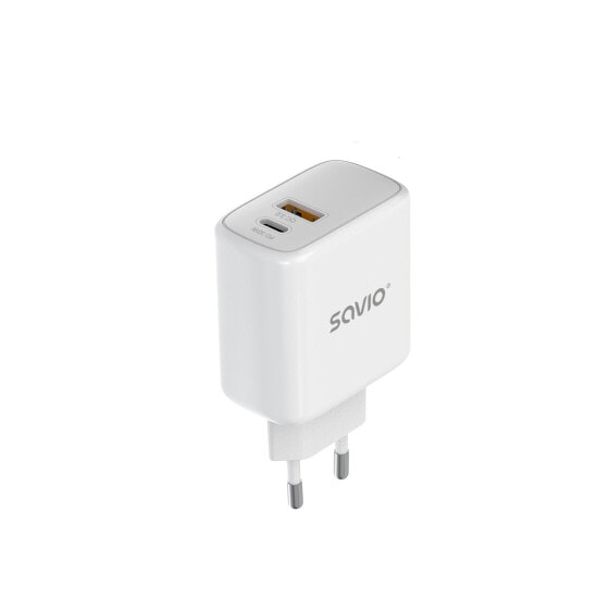 Зарядное устройство Savio LA-06 USB Type A & C Quick Charge Power Delivery 3.0 для помещений