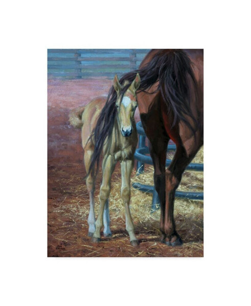 Jack Sorenson Horses Bad Hair Day Canvas Art - 15" x 20"